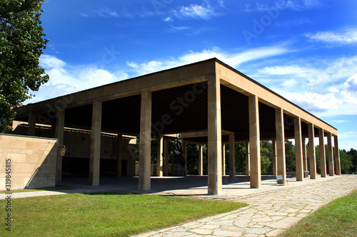 Photography Heliga korsets kapell/monumenthallen på skogskyrkogården i Stockholm