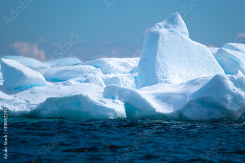 Stunnig Icebergs along the the coast of the Antarctic Peninsula, Antarctica