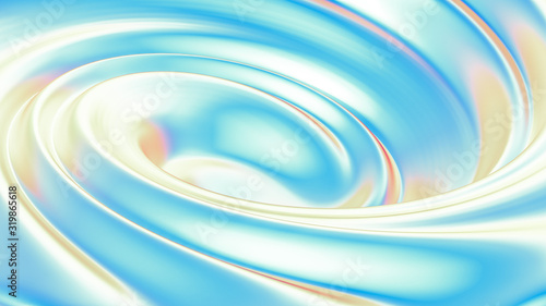 Splash fluid. 3d illustration  3d rendering.