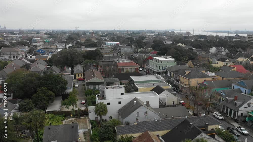 Aerial view of New Orleans in Louisiana USA Circa 2019 Aerial view of New Orleans in Louisiana USA Circa 2019