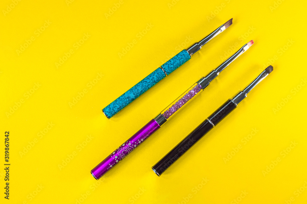 A set of cosmetic tools for manicure and pedicure A set of cosmetic tools for manicure and pedicure