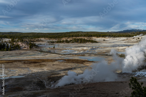 Norris Geyser Basin Landscapes, Yellowstone National Park