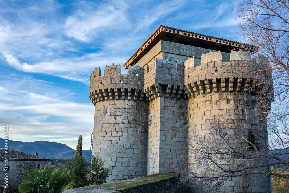 A medieval age scenery at the amazing and abandoned Granadilla town. The impressive medieval castle with it tower in between the surrounding defense wall is an awe representation of the human history
A medieval age scenery at the amazing and abandoned Granadilla town. The impressive medieval castle with it tower in between the surrounding defense wall is an awe representation of the human history
