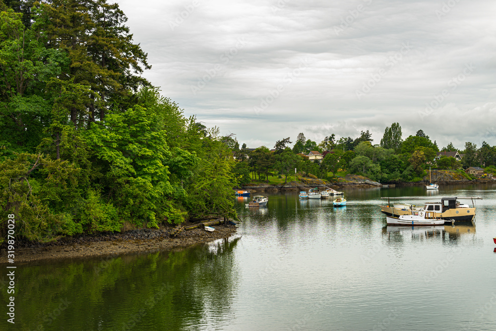 Boats on the Gorge Waterway in Victoria