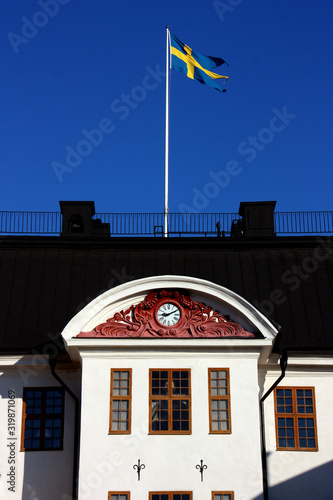 Karlbergs slott vid Karlbergssjön i Solna. photo