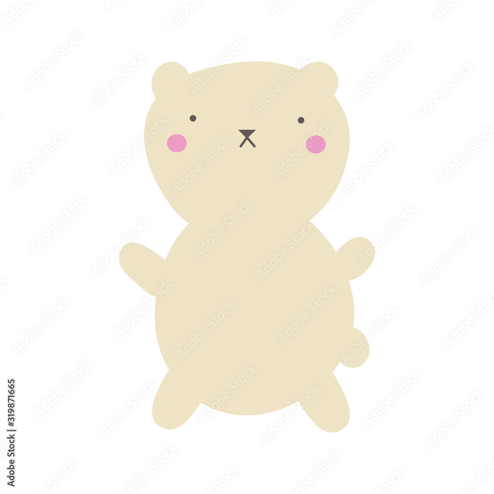 cute little cat mascot character