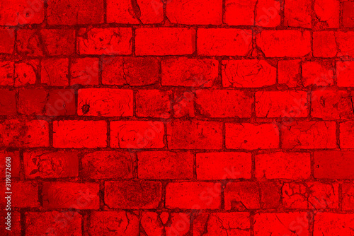 Brick wall color Lush lava.