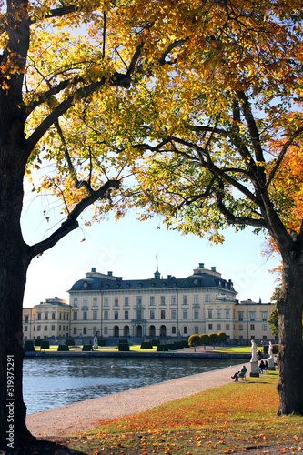 Drottningholms slott på Lovön i Ekerö Kommun. photo