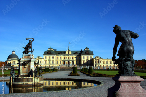 Canvas Print Drottningholms slott på Lovön i Ekerö Kommun.