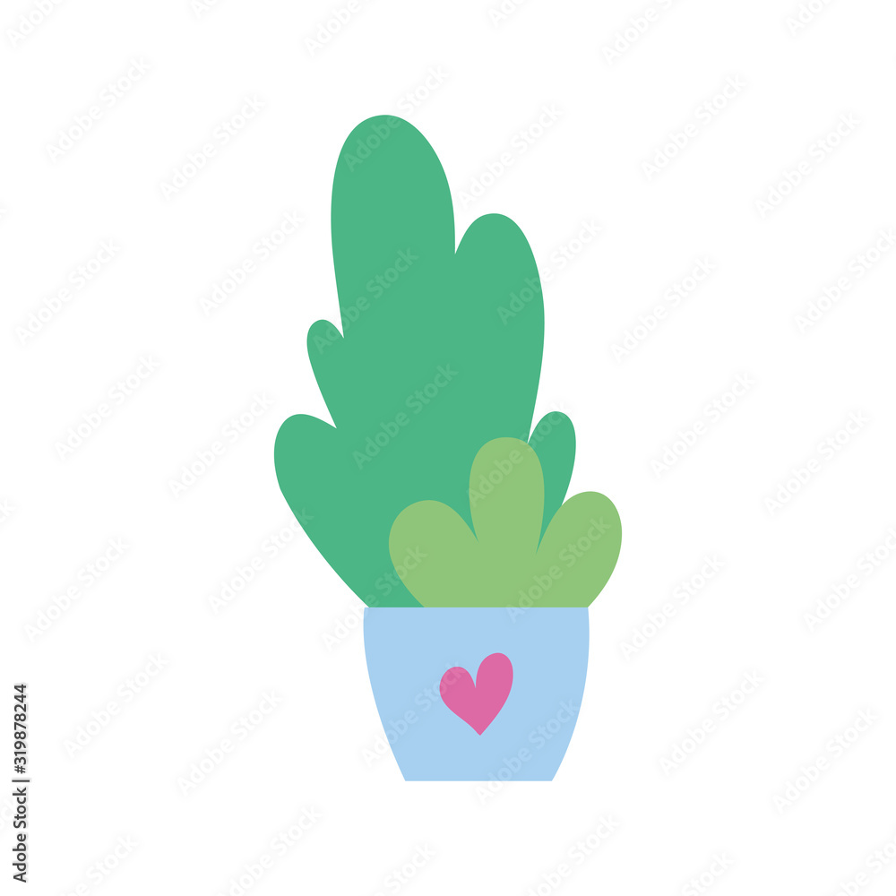 houseplant in ceramic pot icon
