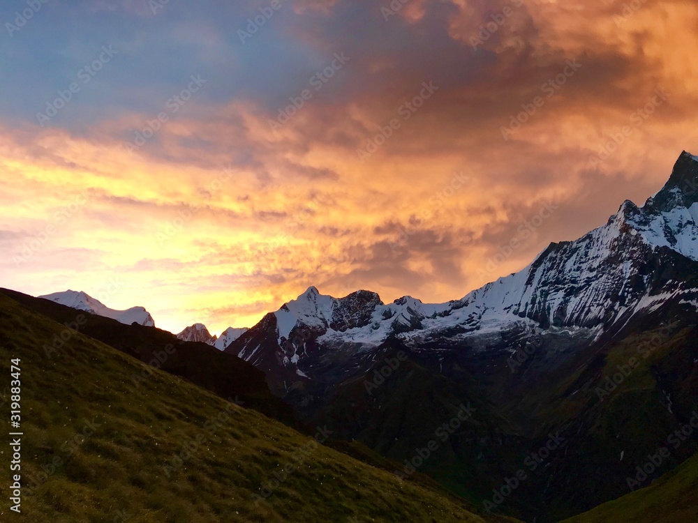 Sunrise from Annapurna Base Camp