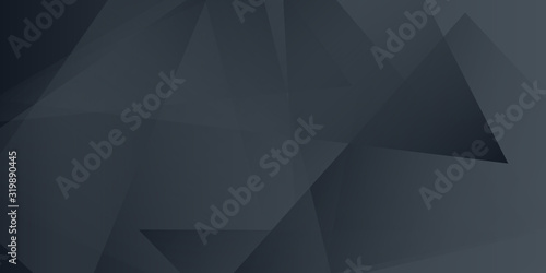 Simple modern black triangle abstract presentation background