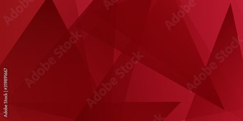 Red triangle abstract presentation background. Red abstract background geometry shine and layer element vector for presentation design. Suit for business, corporate, institution, and party
