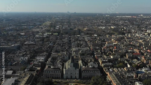 Wallpaper Mural Aerial view of New Orleans in Louisiana USA Circa 2019 Torontodigital.ca