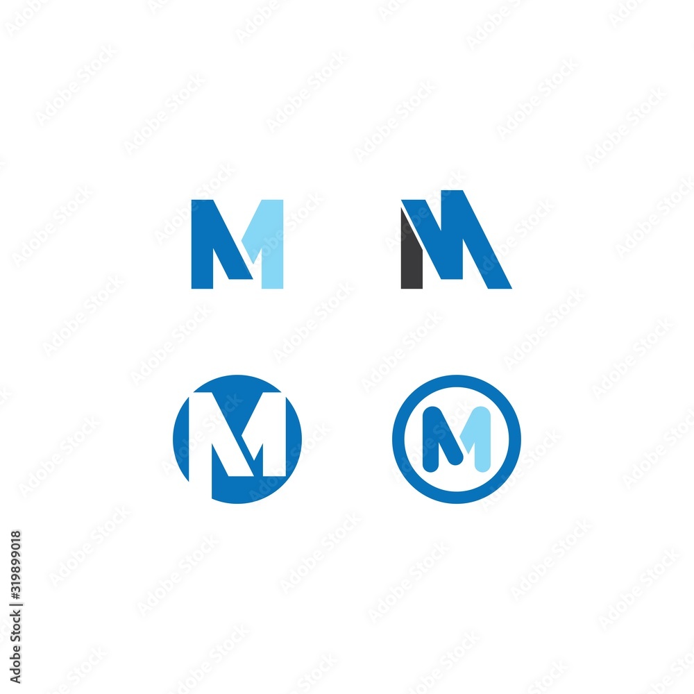 M Letter Logo M Letter Logo