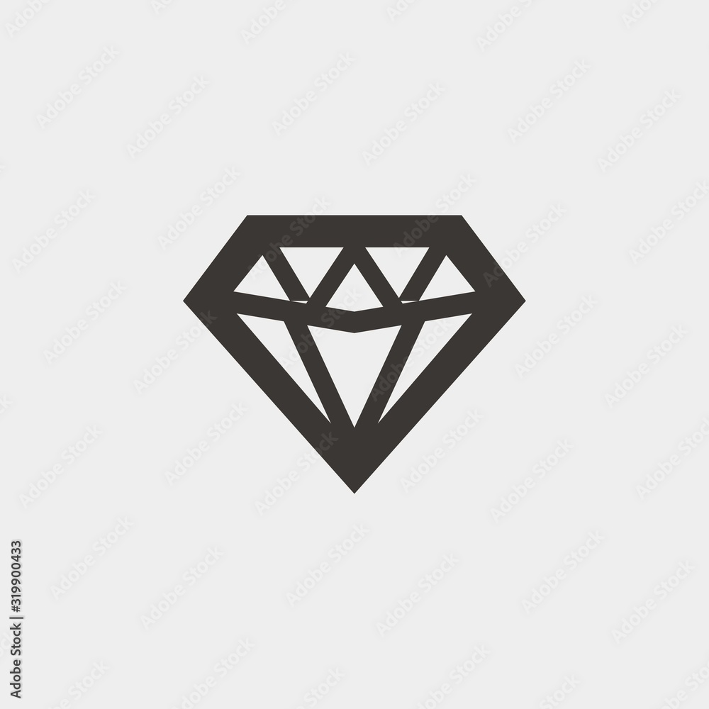 diamond icon vector illustration and symbol foir website and graphic design diamond icon vector illustration and symbol foir website and graphic design