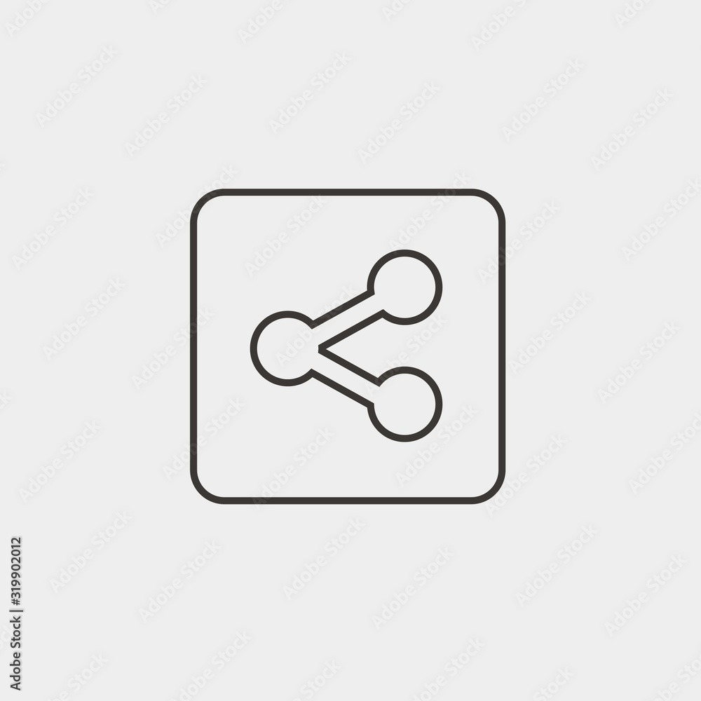 share icon vector illustration and symbol foir website and graphic design share icon vector illustration and symbol foir website and graphic design
