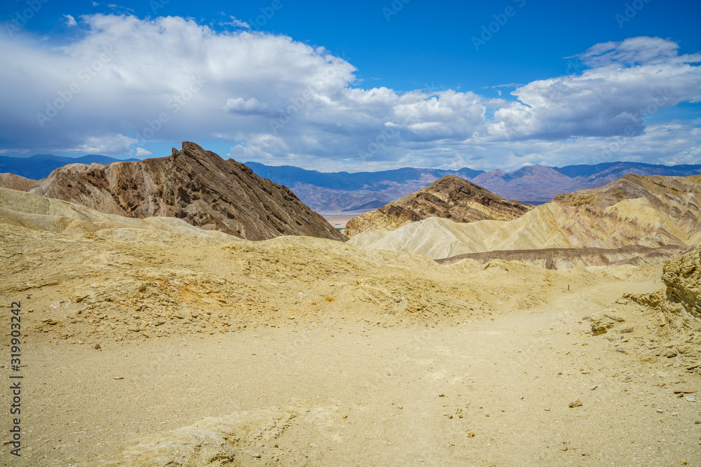 hikink the golden canyon - gower gulch circuit in death valley, california, usa hikink the golden canyon - gower gulch circuit in death valley, california, usa