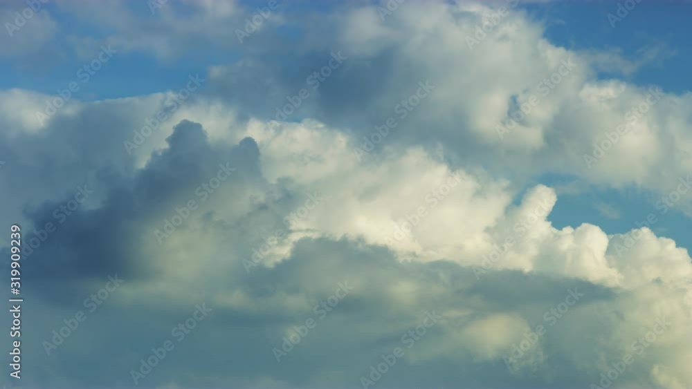 Cloudscape Timelapse with Blue Sky in Background Cloudscape Timelapse with Blue Sky in Background