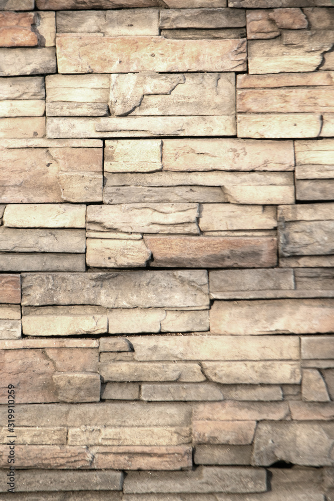 Brick wall texture or brick wall background For exterior decoration and design for building construction concepts.