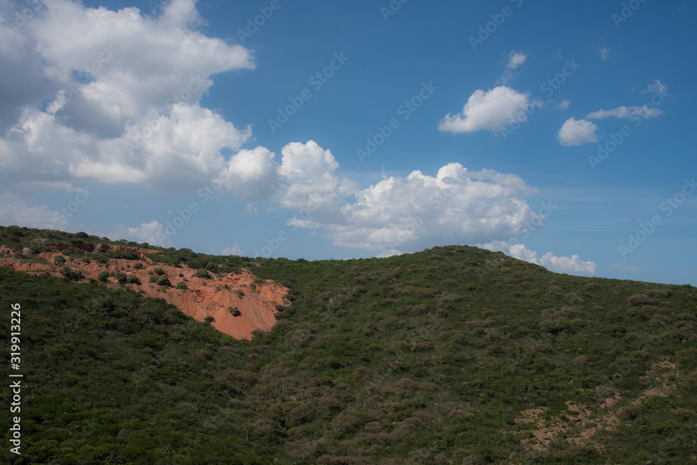 La Trinidad, Tequisquiapan, Querétaro, Mexico View from the Opal mines entrance
