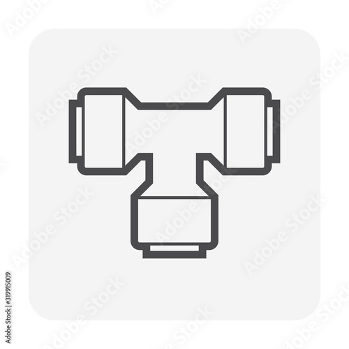 pipe connector icon