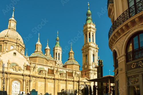 Cathedral of the Virgin of Pilar in Zaragoza.Spain