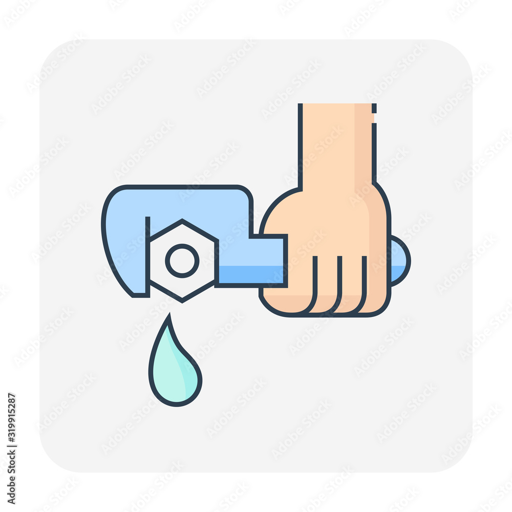 burst pipe icon