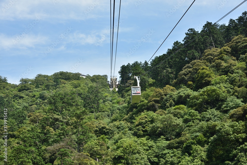 Gifu, Japan, mountain and city