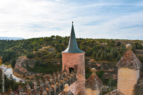 Romanesque Alcazar Castle Segovia Spain