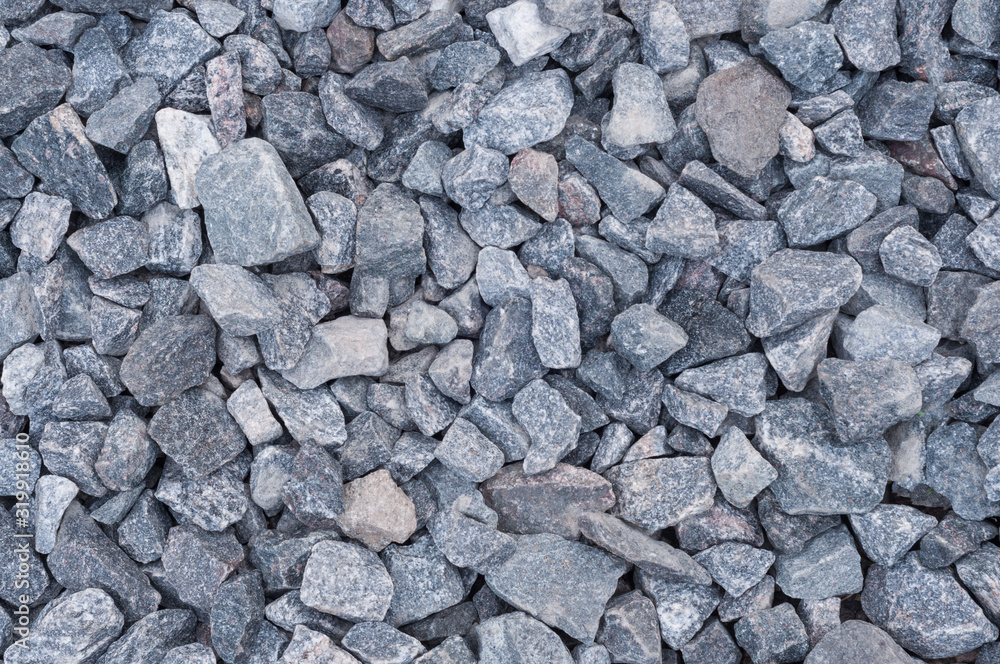 background texture of gray rubble and gravel background texture of gray rubble and gravel