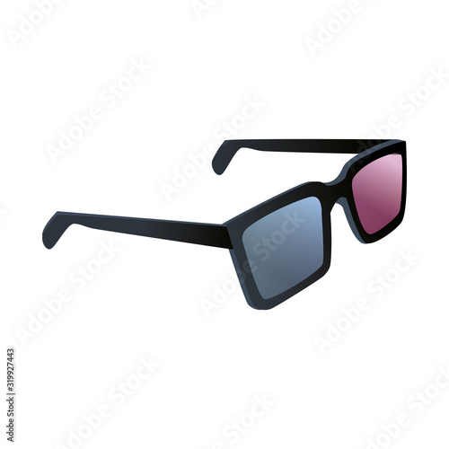 3D glasses icon image