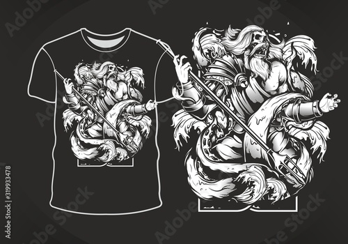 t shirt design skull,isolated,fully editable