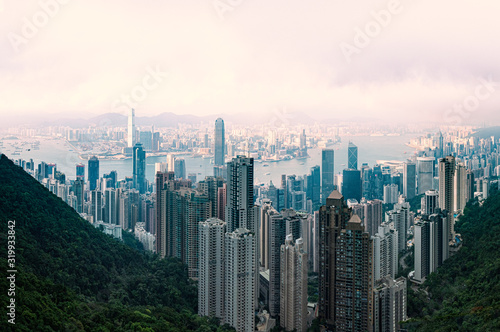 Hong Kong skyline   View from Victoria Peak