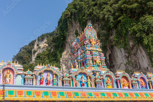 Hindu temple architecture in Batu caves