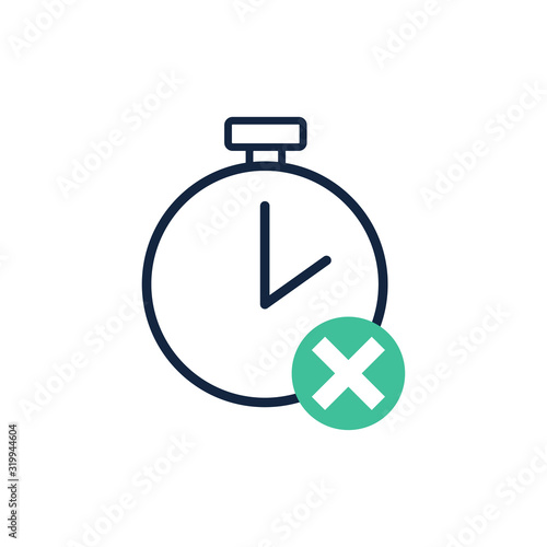 Time and clock line with cross sign,vector illustration Free Download Time and clock line with cross sign,vector illustration - GFXLoad