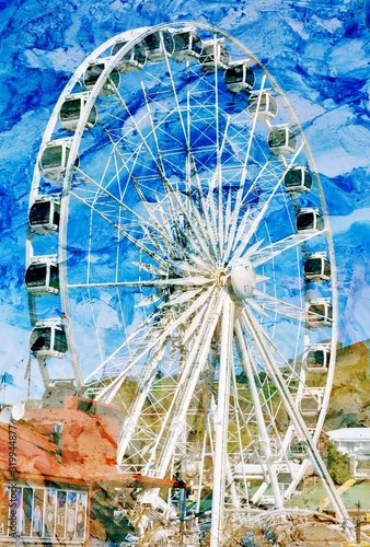 Ferris Wheel at the waterfront in Cape Town