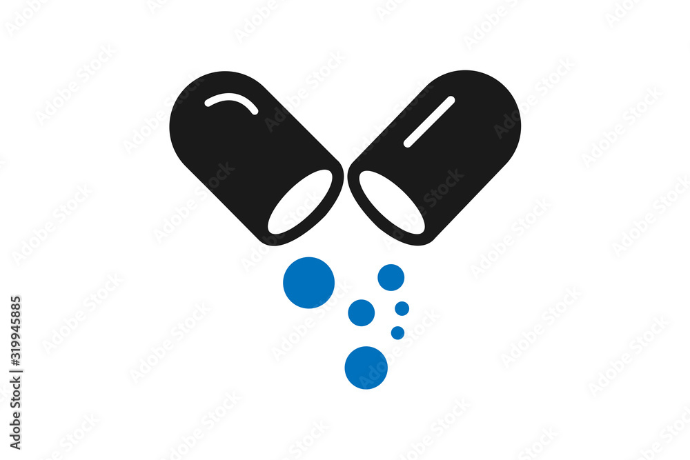 capsule icon vector illustration capsule icon vector illustration