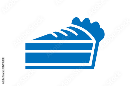 Pie icon vector illustration 