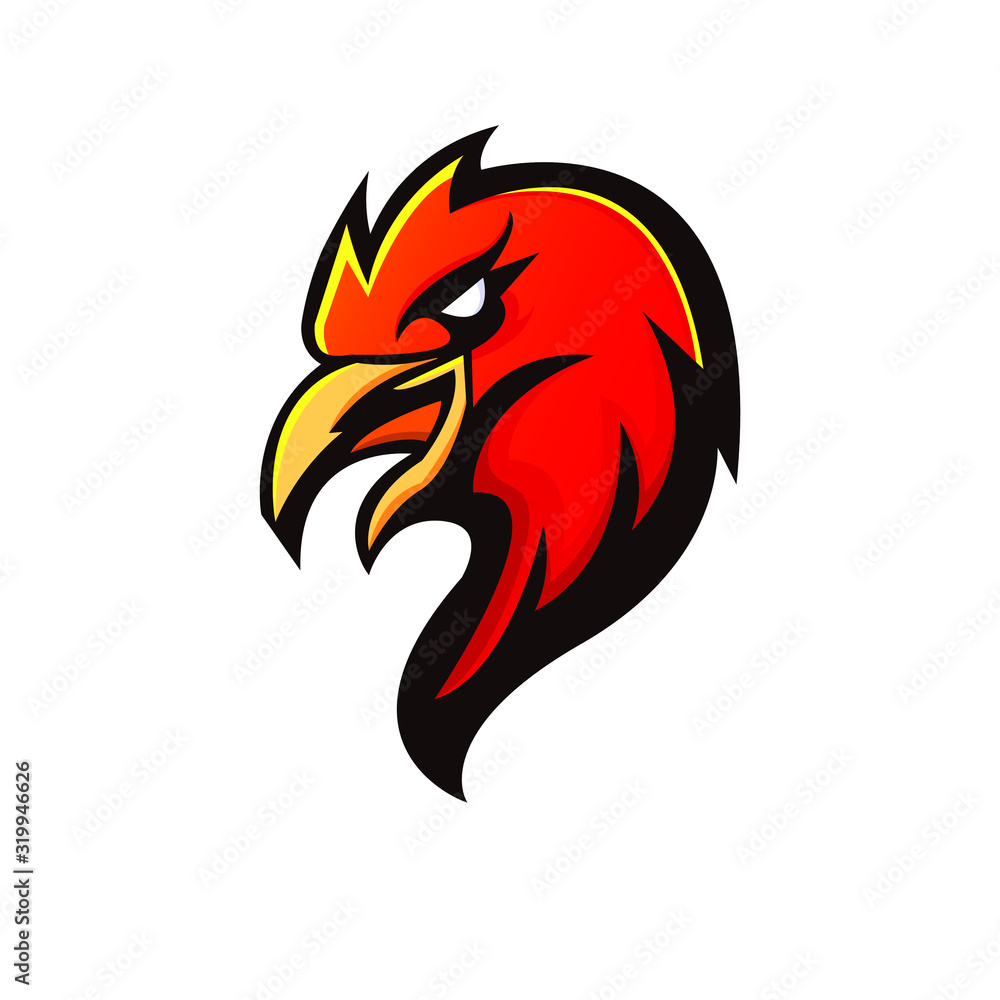 Eagle mascot logo design with modern illustration concept style for badge, emblem and t shirt printing. Red Eagle illustration for sport and e-sport team. Eagle mascot logo design with modern illustration concept style for badge, emblem and t shirt printing. Red Eagle illustration for sport and e-sport team.