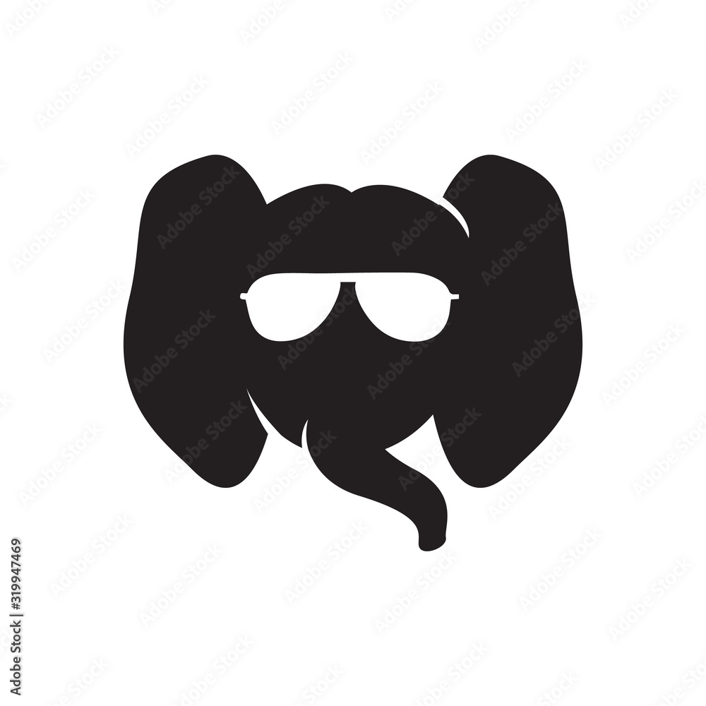 head of Elephant Logo Design vector element illustration head of Elephant Logo Design vector element illustration