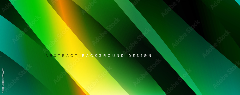 Wave liquid style lines with shadows and light on gradient background Wave liquid style lines with shadows and light on gradient background