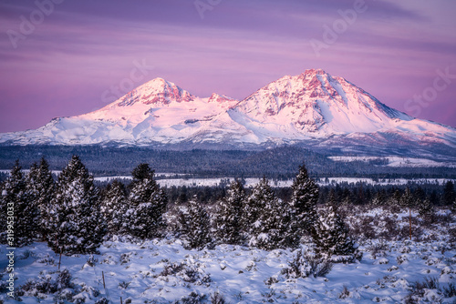 Mountain Views at Sunrise - Central Oregon