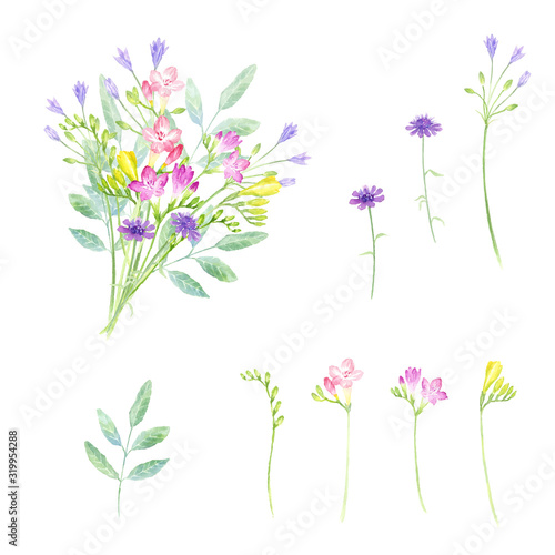 花束　花素材セット