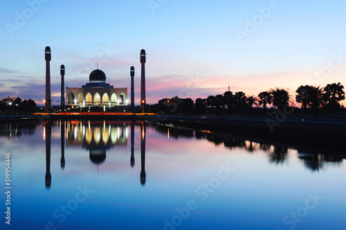 Sunset at Mosque