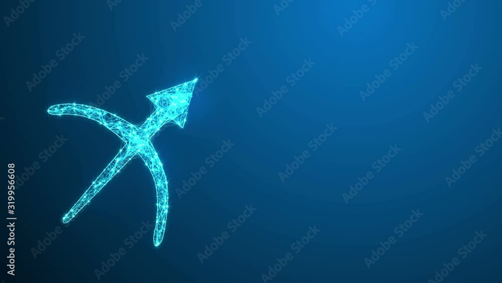 Sagittarius zodiac constellation icons signs with galaxy stars background, Astrology symbol Sagittarius zodiac constellation icons signs with galaxy stars background, Astrology symbol