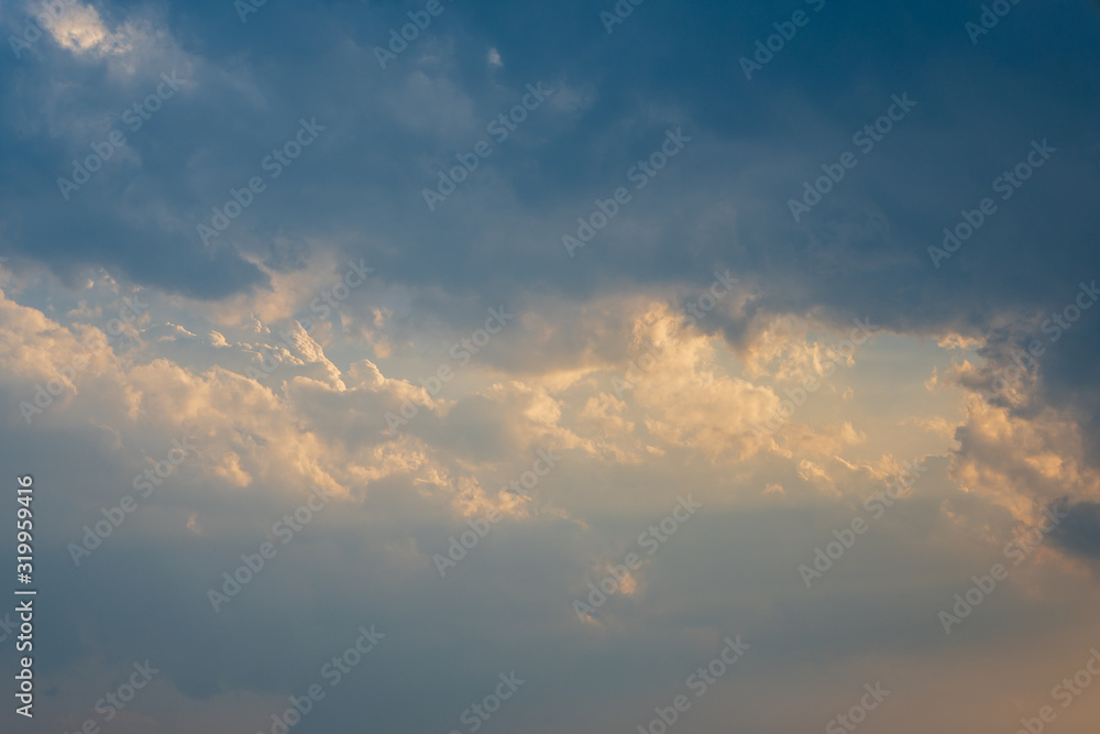 Low Angle View Of Cloudy Sky During Sunset