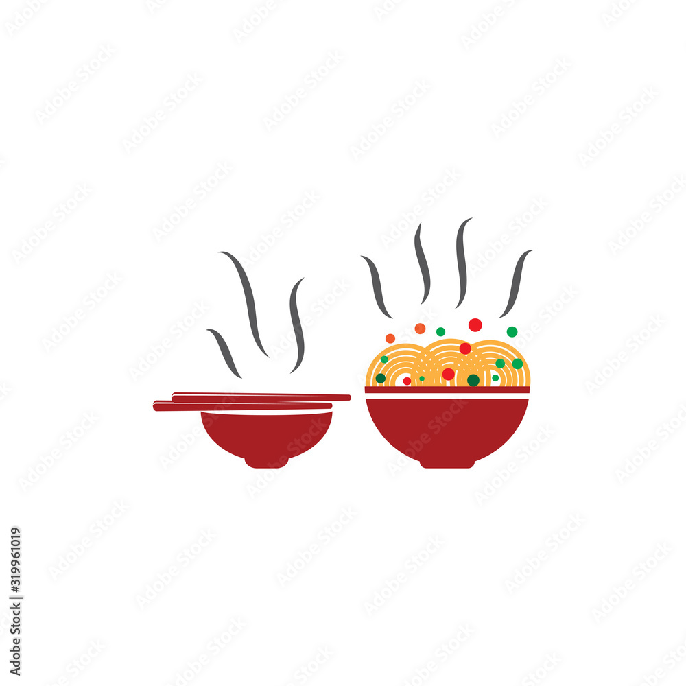 Noodles Logo Template vector symbol Noodles Logo Template vector symbol
