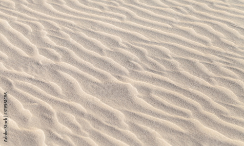 Sand ripples  natural photo with selective focus. Abstract photo texture