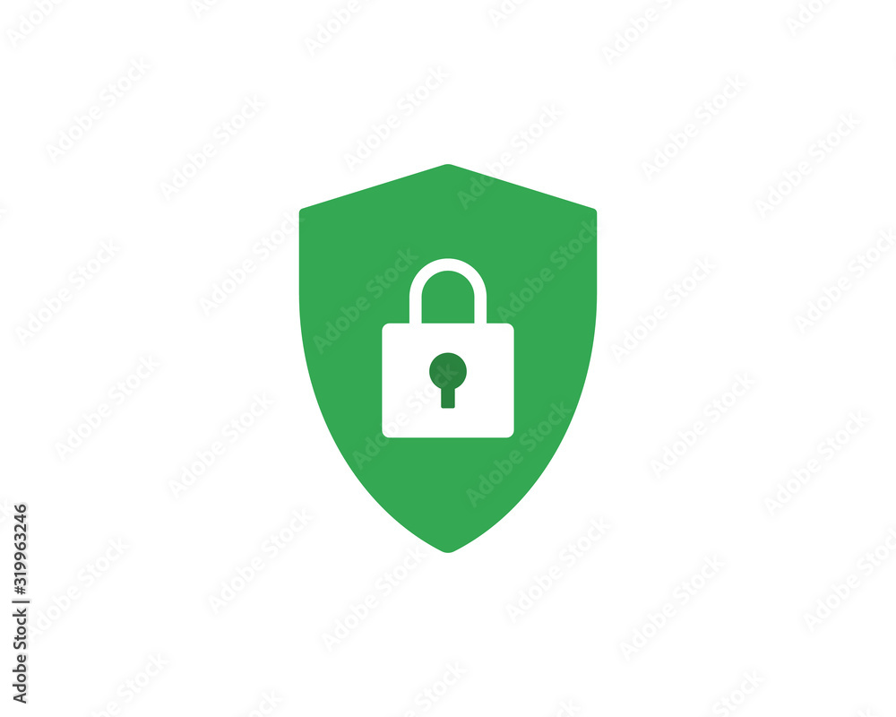Lock vector web icon isolated on white background, top view Lock vector web icon isolated on white background, top view
